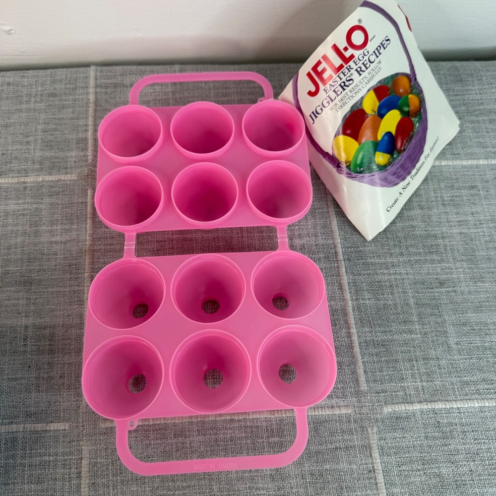 Jell O Jiggler Egg Mold Pink Smooth NEW‎ Jell-o